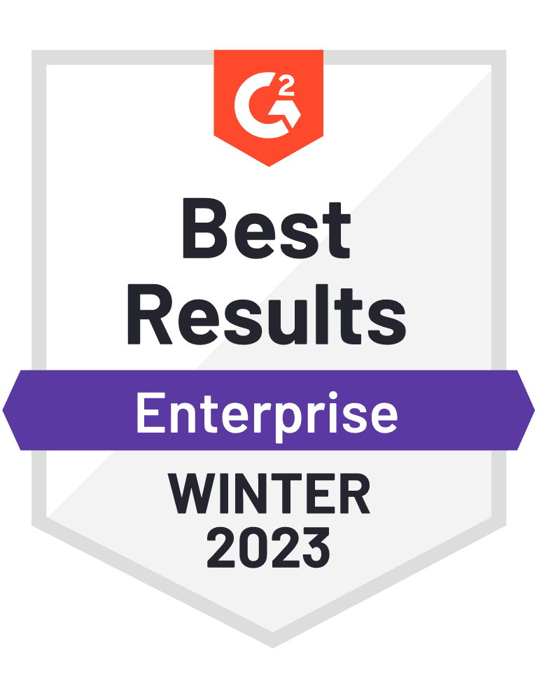 badge best results enterprise winter 2023