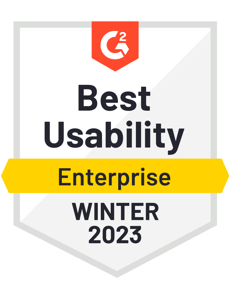 badge best usability enterprise winter 2023